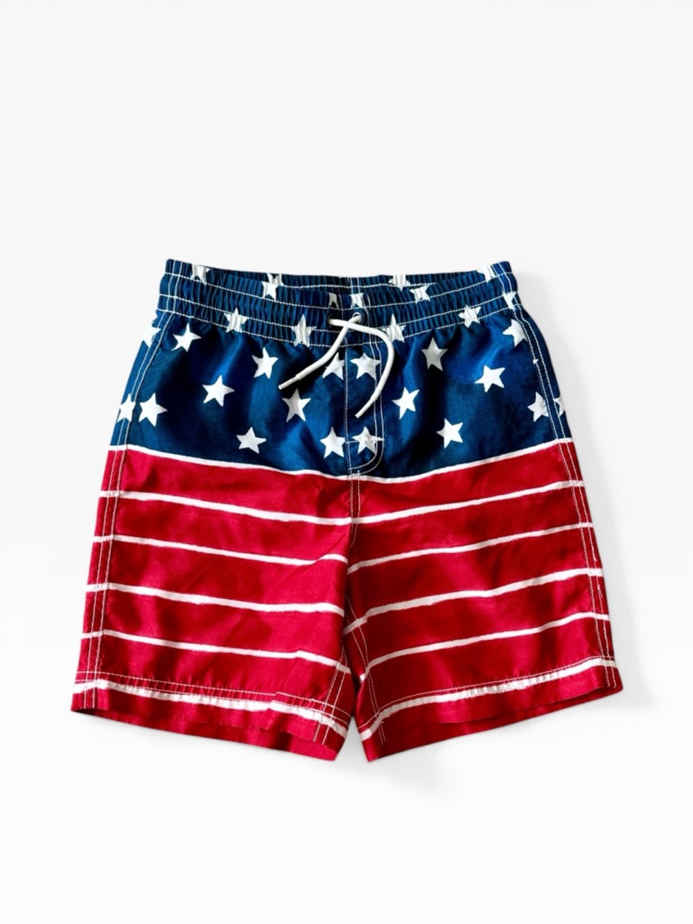 Cat & Jack Red and Blue Star & Stripe Swim Shorts